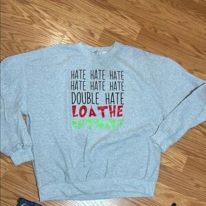 Grinch Christmas Sweater Crewneck Sweatshirt size XL